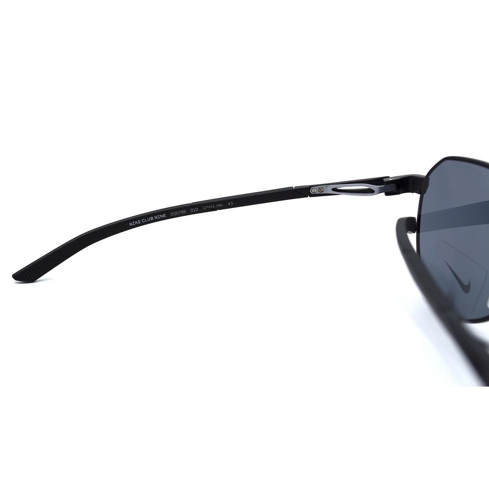 NIKE CLUB NINE DQ0799 BLACK GREY AVIATOR AUTHENTIC SUNGLASSES - Picture 6 of 7
